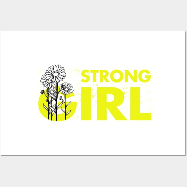 Strong Girl Wall Art by Dualima